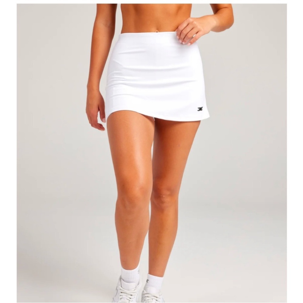 White Athletic Skirt